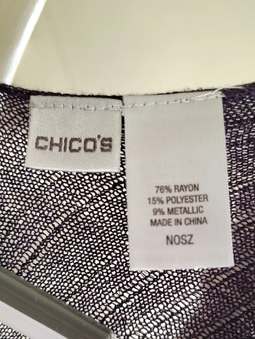 Chico's wrap, O/S. - Picture 2 of 3